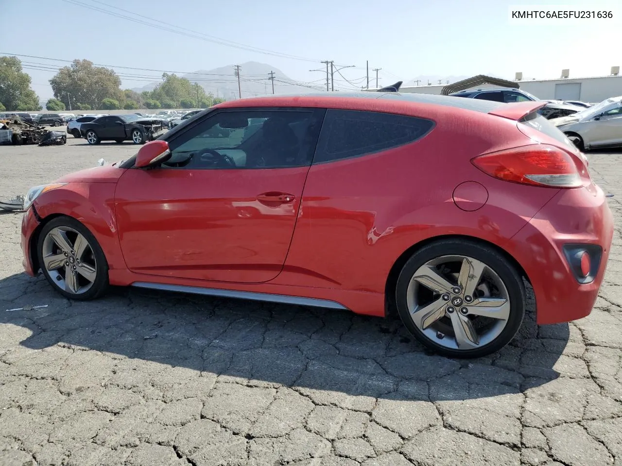 2015 Hyundai Veloster Turbo VIN: KMHTC6AE5FU231636 Lot: 73162294