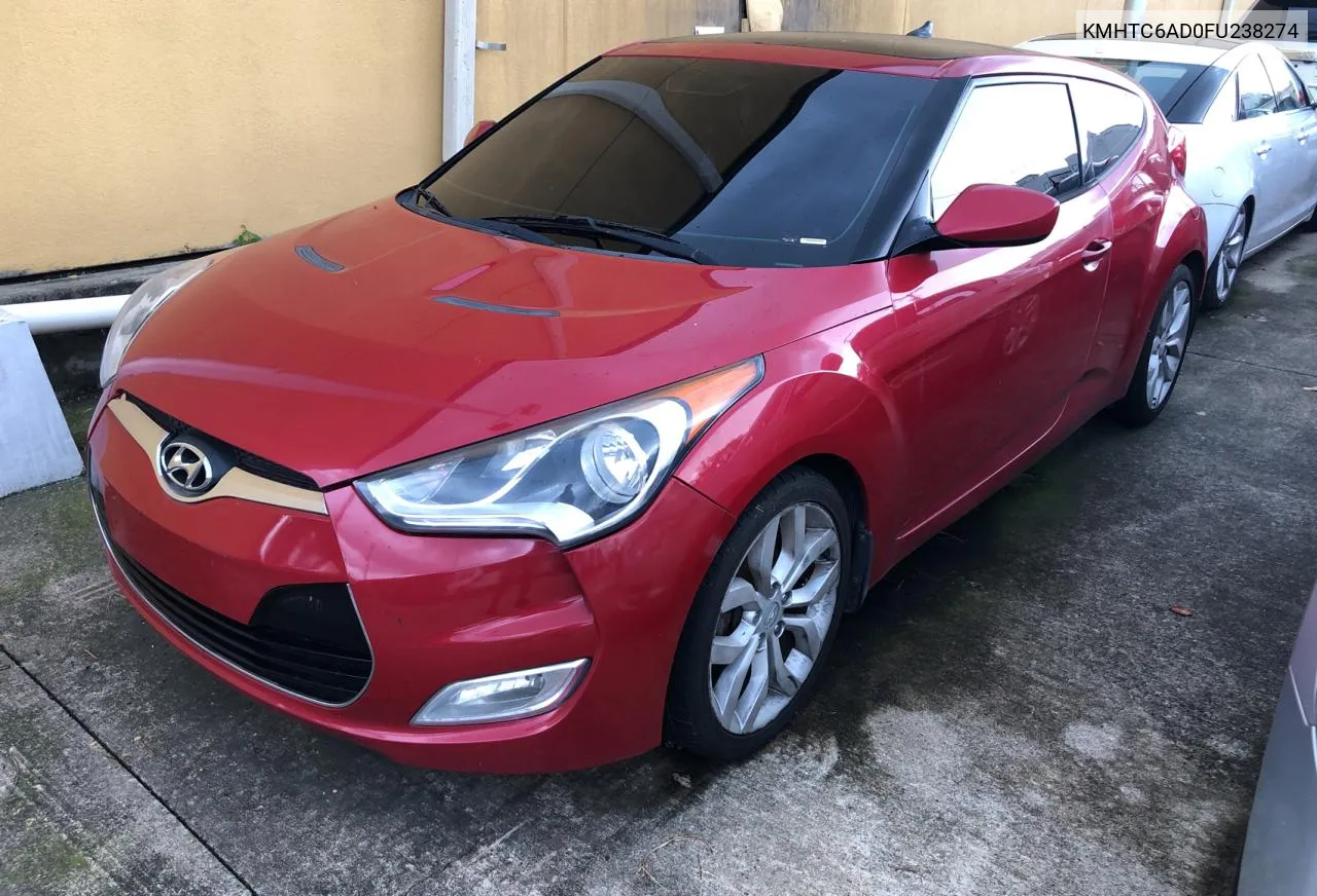 KMHTC6AD0FU238274 2015 Hyundai Veloster