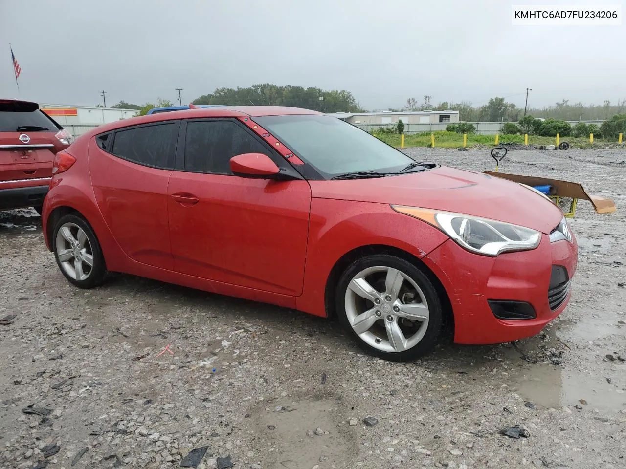 2015 Hyundai Veloster VIN: KMHTC6AD7FU234206 Lot: 73251384