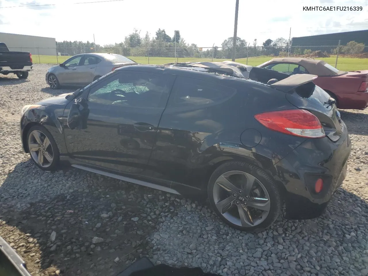 2015 Hyundai Veloster Turbo VIN: KMHTC6AE1FU216339 Lot: 73859774