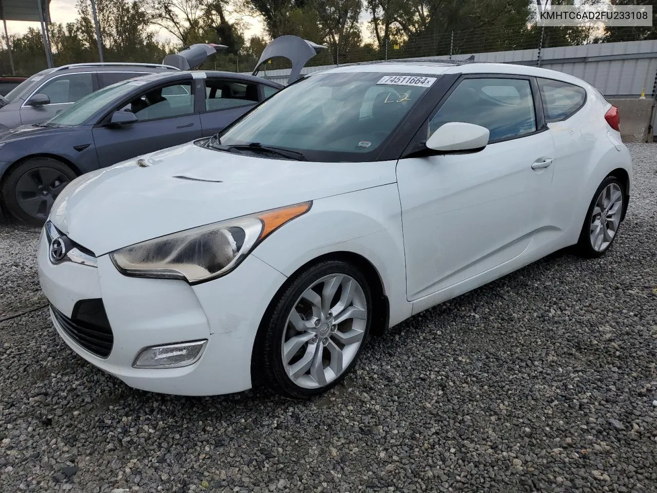 KMHTC6AD2FU233108 2015 Hyundai Veloster