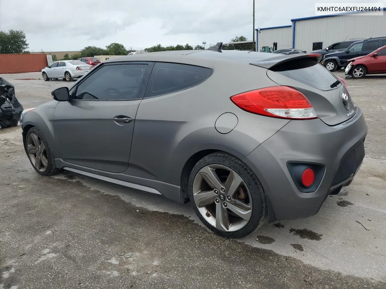 2015 Hyundai Veloster Turbo VIN: KMHTC6AEXFU244494 Lot: 74948634