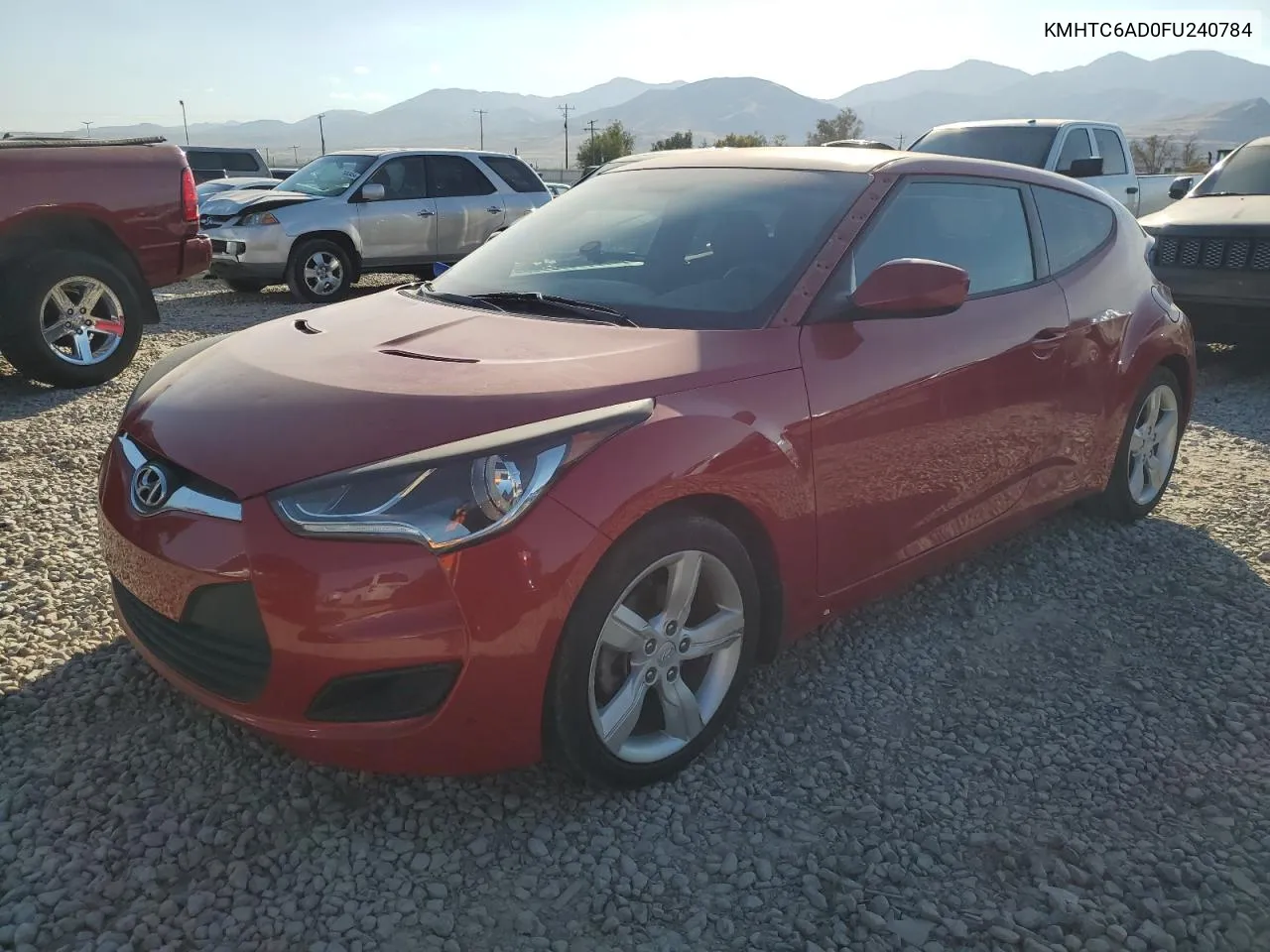 2015 Hyundai Veloster VIN: KMHTC6AD0FU240784 Lot: 75347744