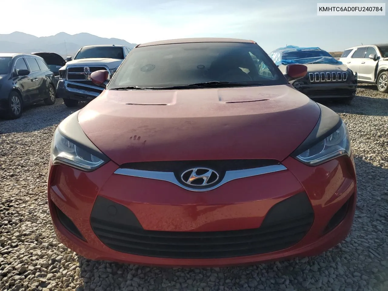 2015 Hyundai Veloster VIN: KMHTC6AD0FU240784 Lot: 75347744