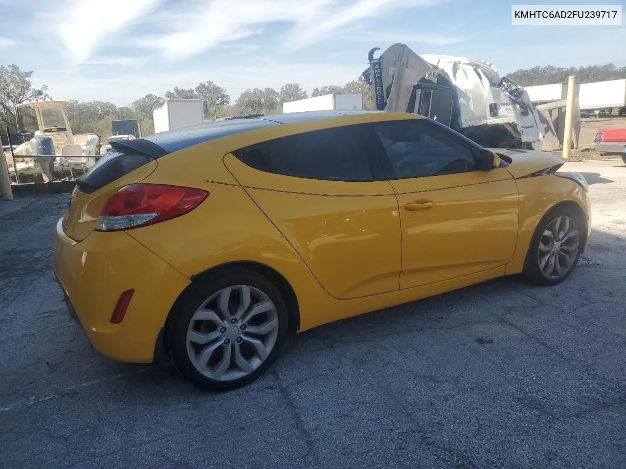 KMHTC6AD2FU239717 2015 Hyundai Veloster