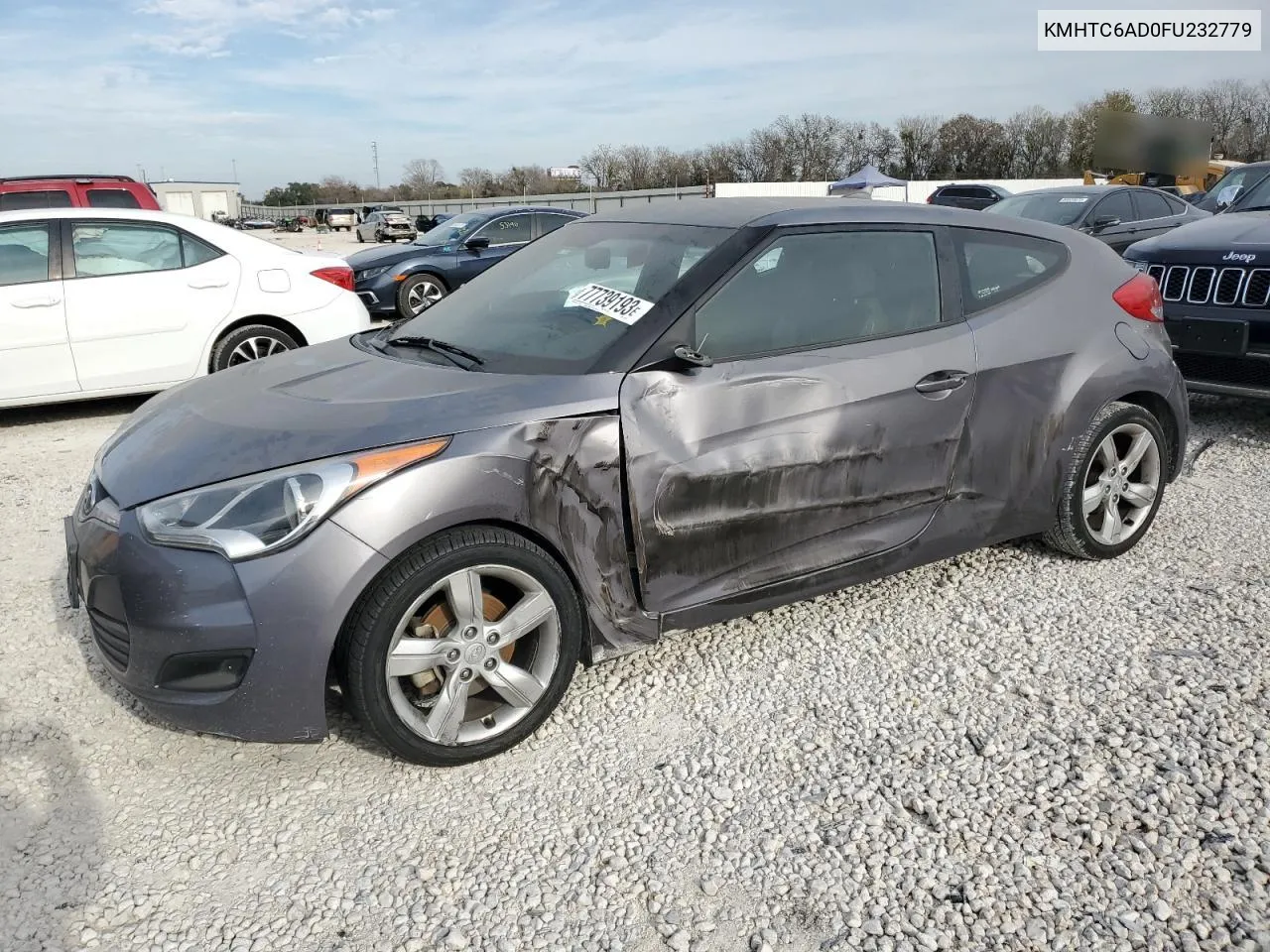 2015 Hyundai Veloster VIN: KMHTC6AD0FU232779 Lot: 77739193