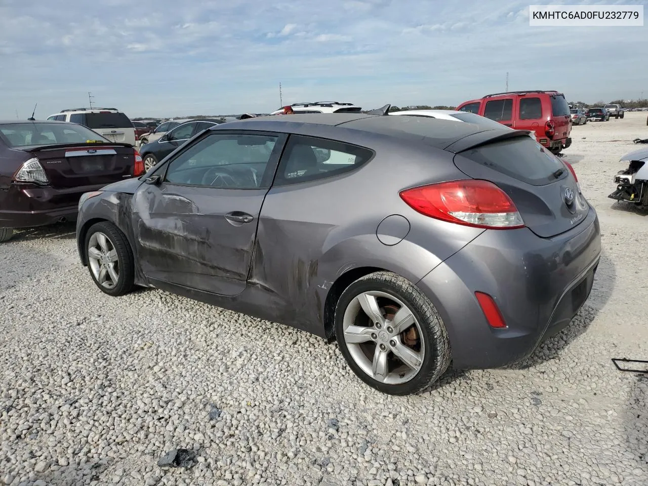 2015 Hyundai Veloster VIN: KMHTC6AD0FU232779 Lot: 77739193