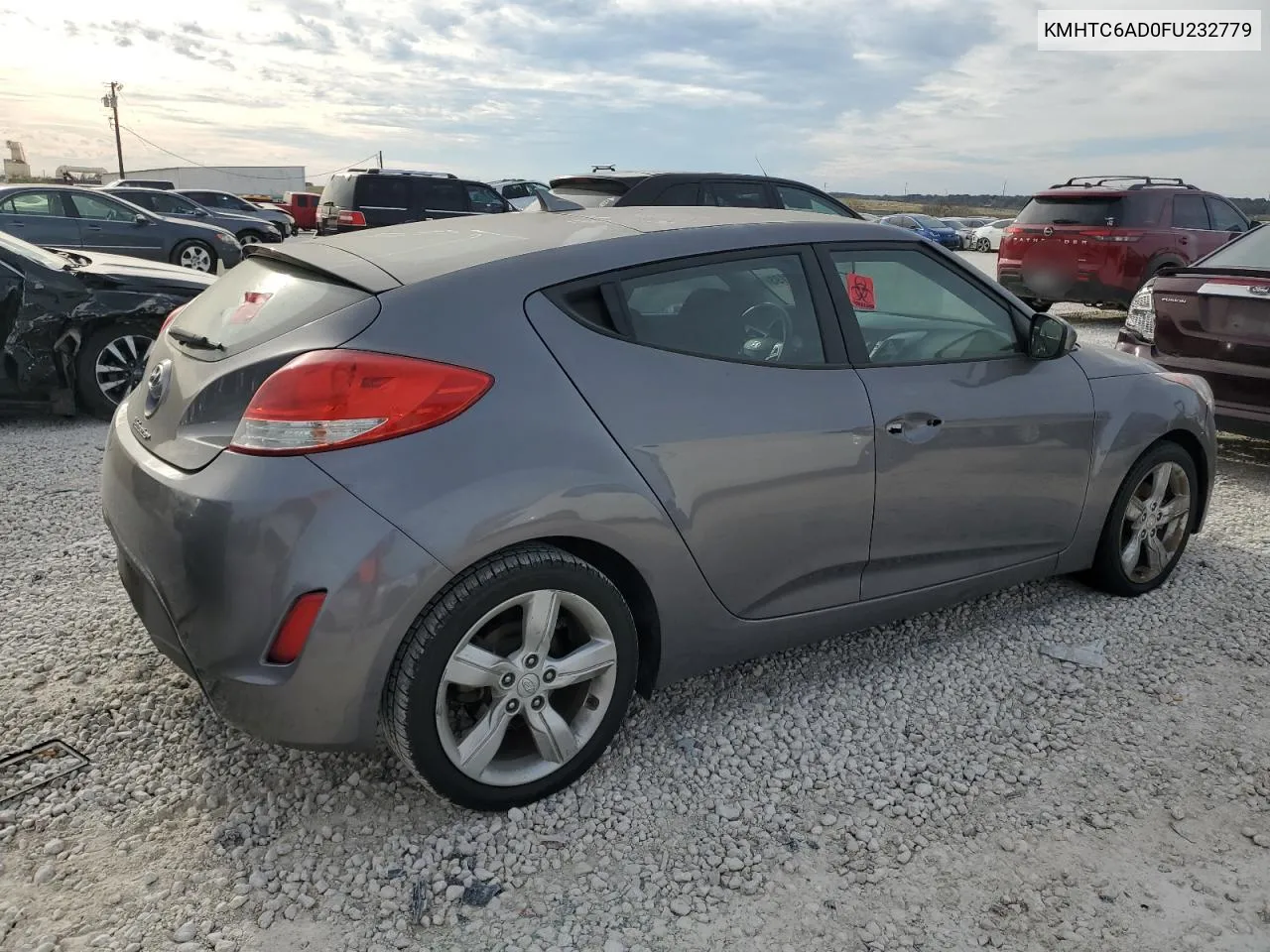 2015 Hyundai Veloster VIN: KMHTC6AD0FU232779 Lot: 77739193