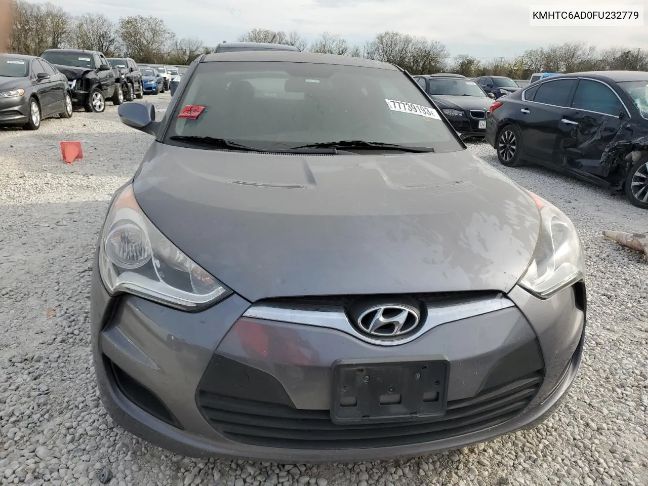 2015 Hyundai Veloster VIN: KMHTC6AD0FU232779 Lot: 77739193