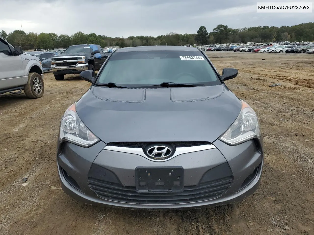 2015 Hyundai Veloster VIN: KMHTC6AD7FU227692 Lot: 78468744