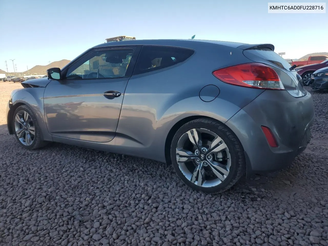 2015 Hyundai Veloster VIN: KMHTC6AD0FU228716 Lot: 78545614