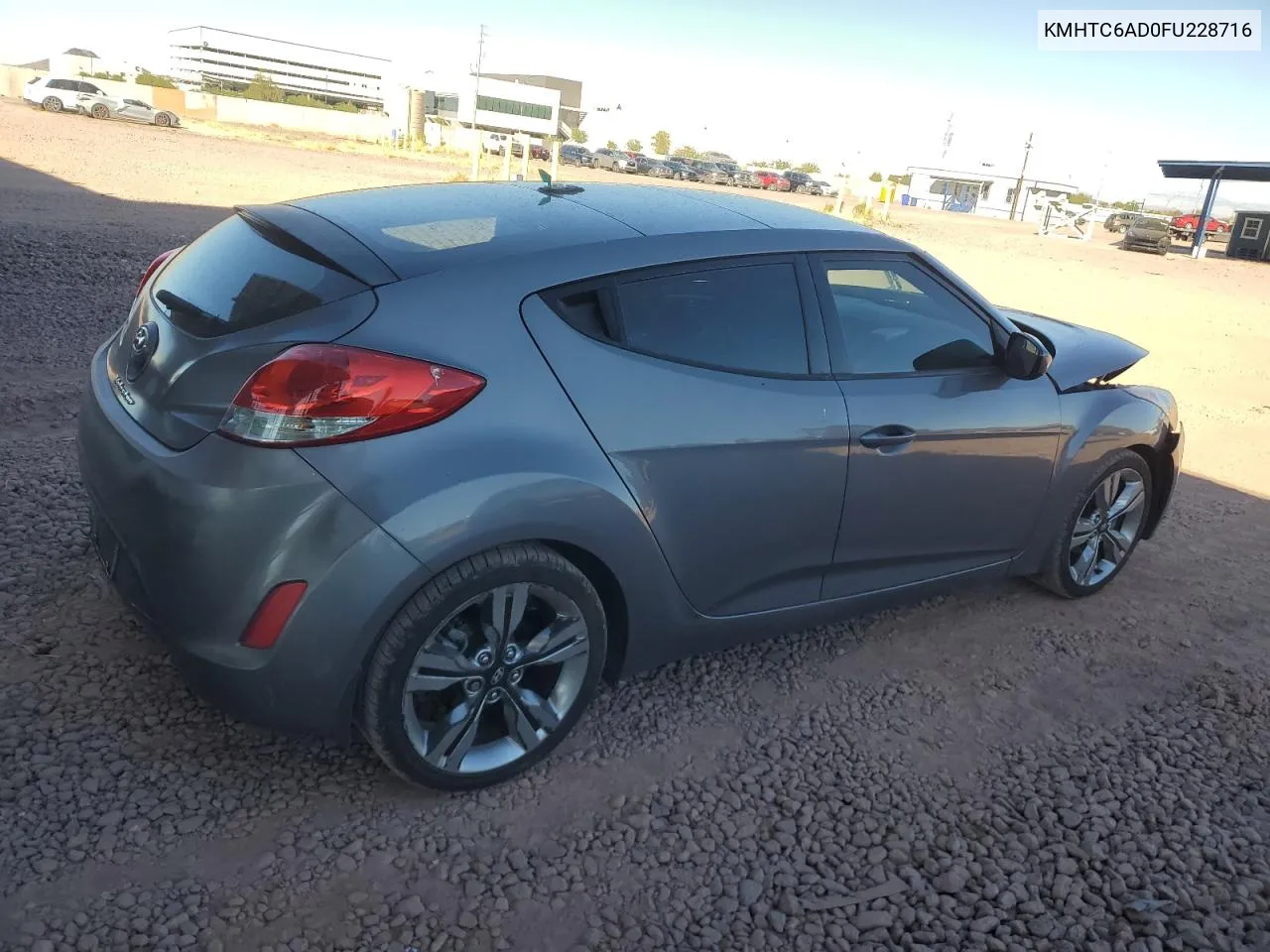 2015 Hyundai Veloster VIN: KMHTC6AD0FU228716 Lot: 78545614