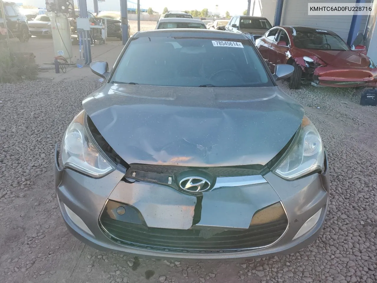 2015 Hyundai Veloster VIN: KMHTC6AD0FU228716 Lot: 78545614