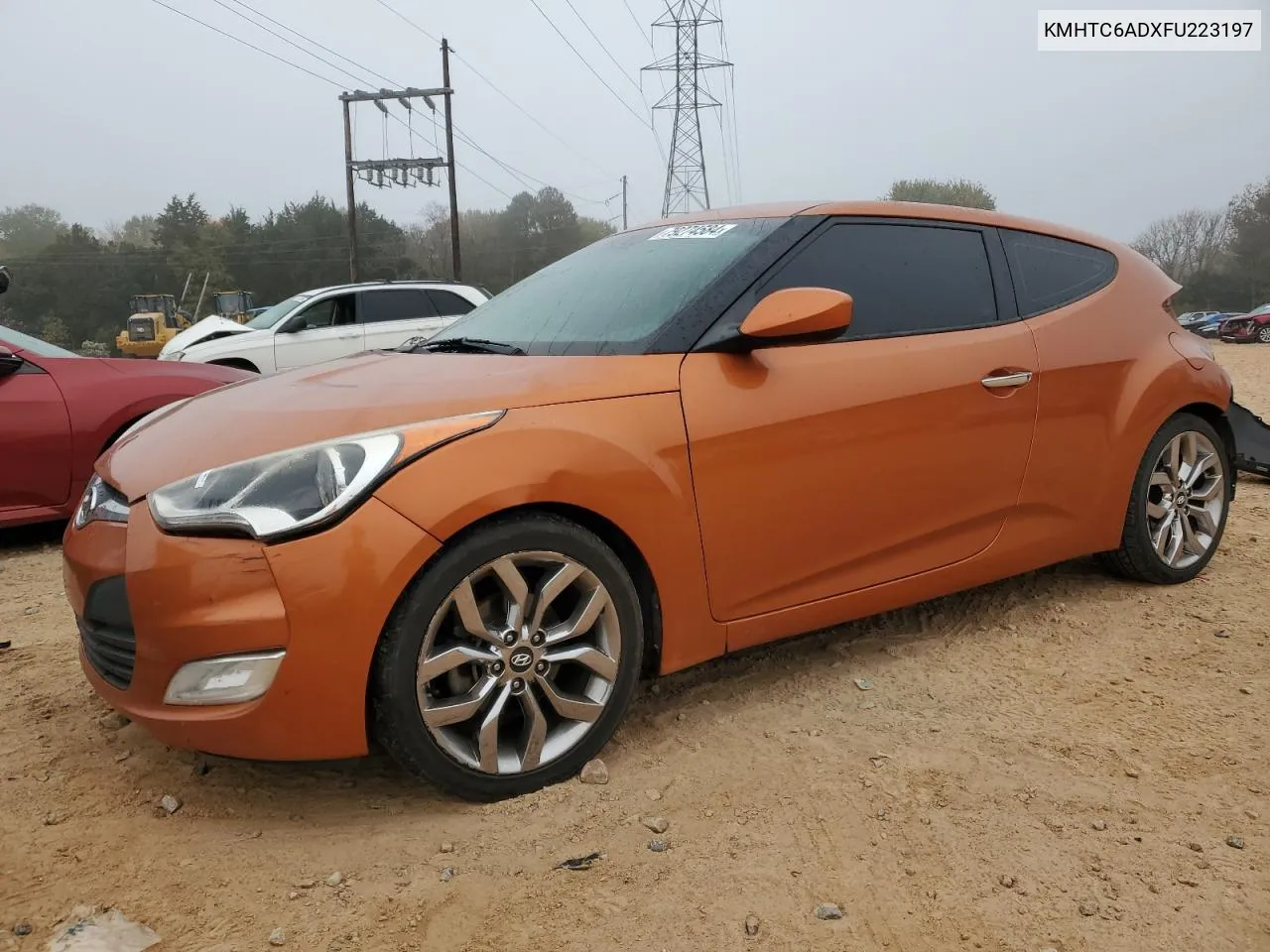 2015 Hyundai Veloster VIN: KMHTC6ADXFU223197 Lot: 79274584