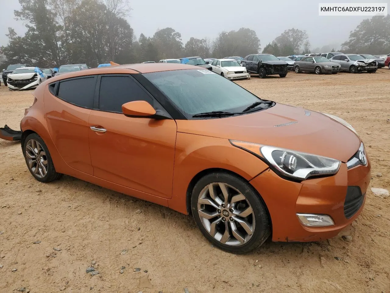 2015 Hyundai Veloster VIN: KMHTC6ADXFU223197 Lot: 79274584