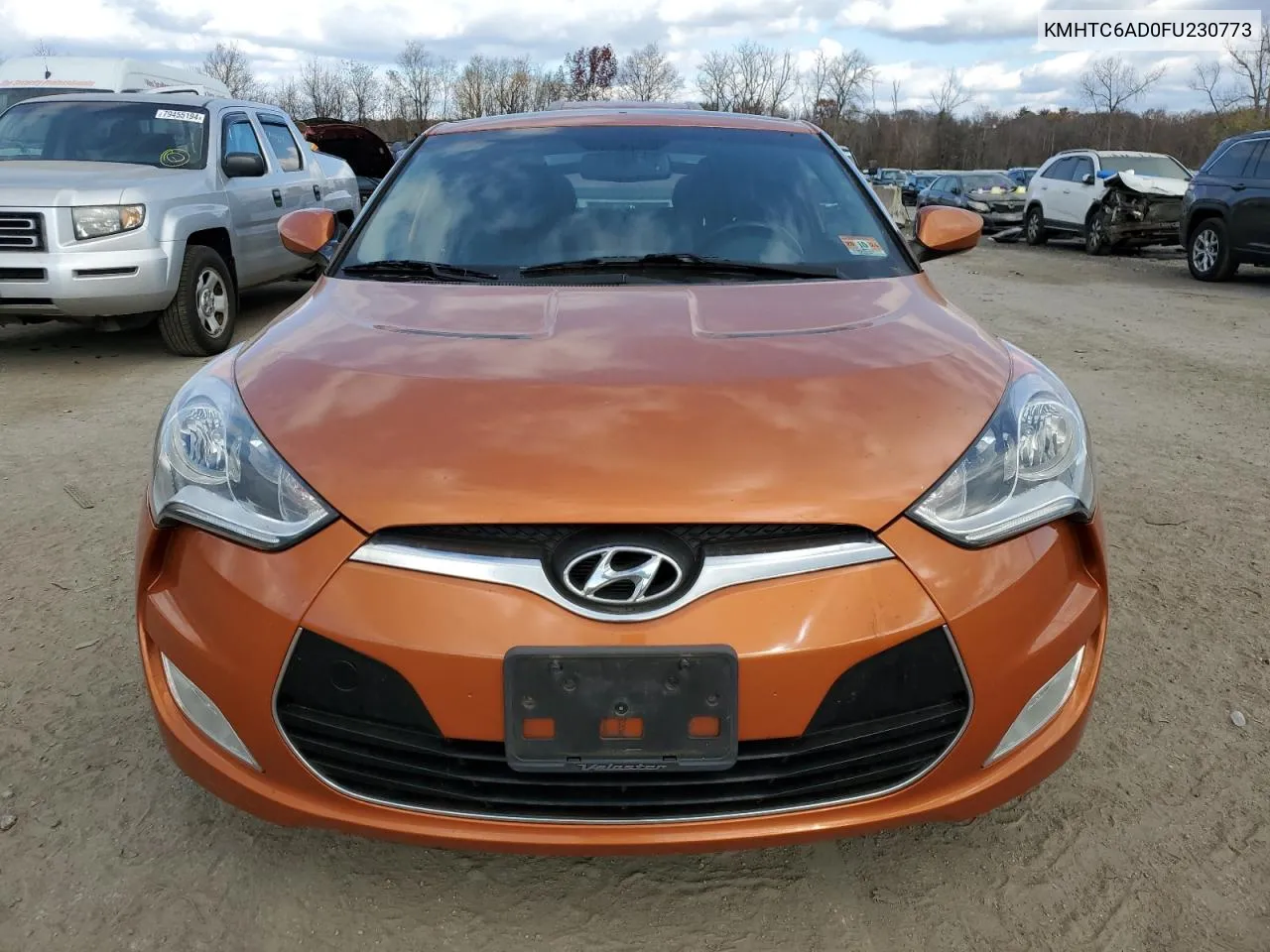 2015 Hyundai Veloster VIN: KMHTC6AD0FU230773 Lot: 79381334