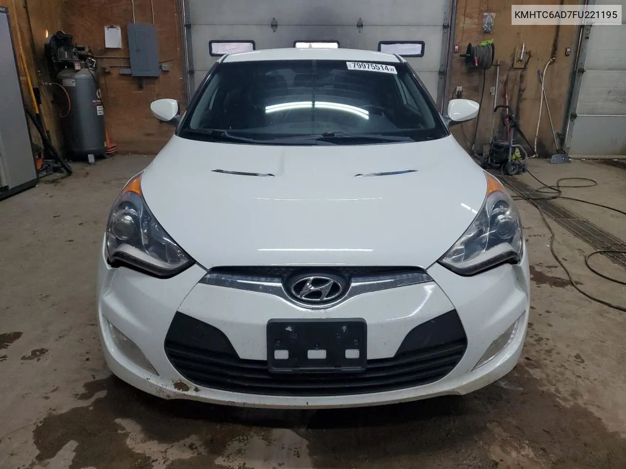 2015 Hyundai Veloster VIN: KMHTC6AD7FU221195 Lot: 79975514