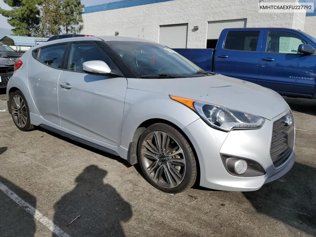 2015 Hyundai Veloster Turbo VIN: KMHTC6AEXFU227792 Lot: 80264904