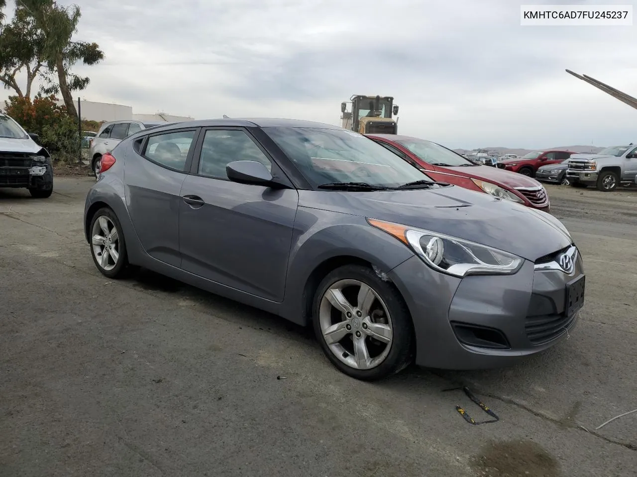 2015 Hyundai Veloster VIN: KMHTC6AD7FU245237 Lot: 81167464