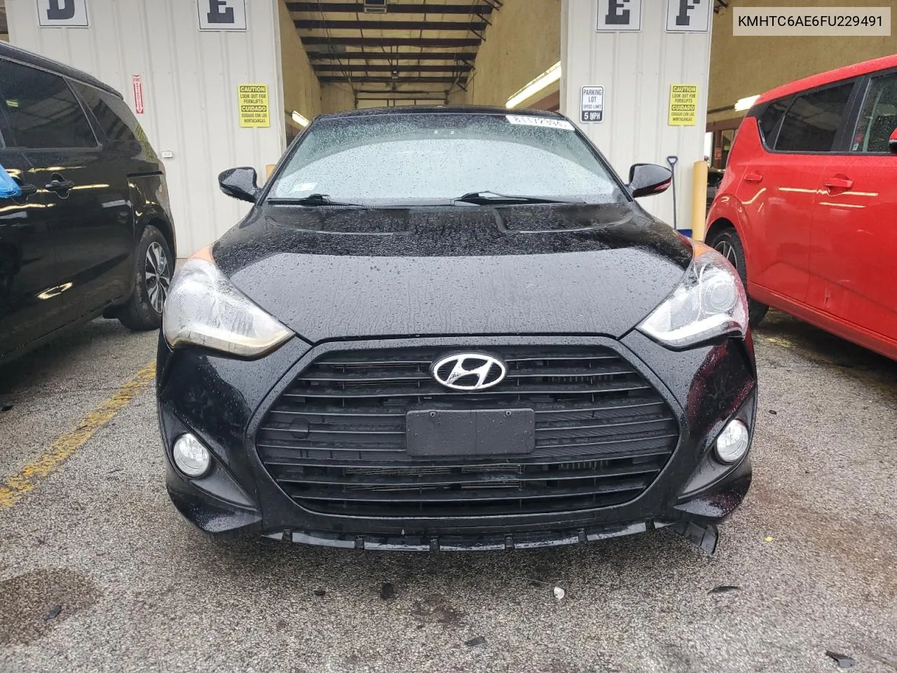 2015 Hyundai Veloster Turbo VIN: KMHTC6AE6FU229491 Lot: 81172394