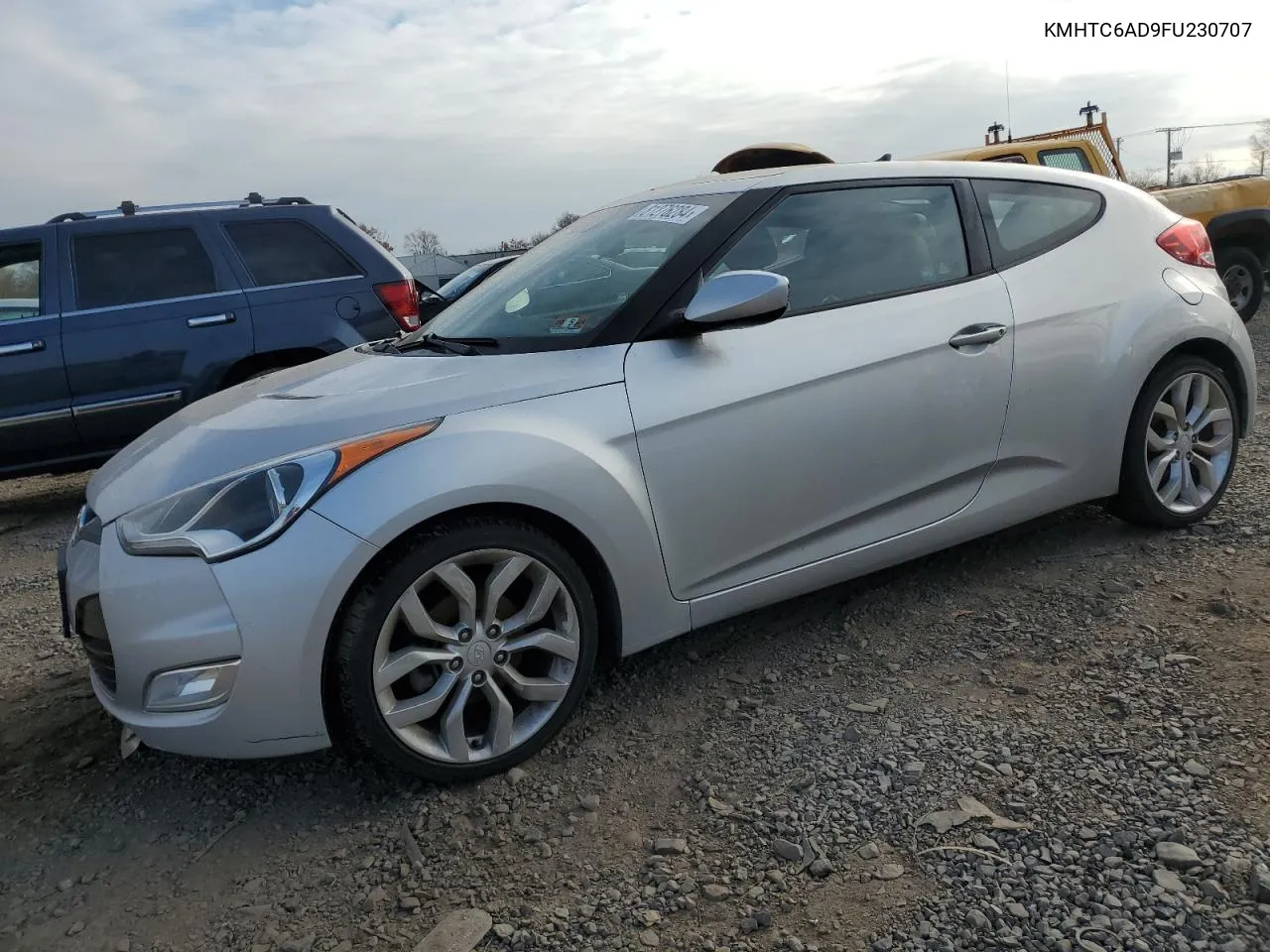 2015 Hyundai Veloster VIN: KMHTC6AD9FU230707 Lot: 81276284