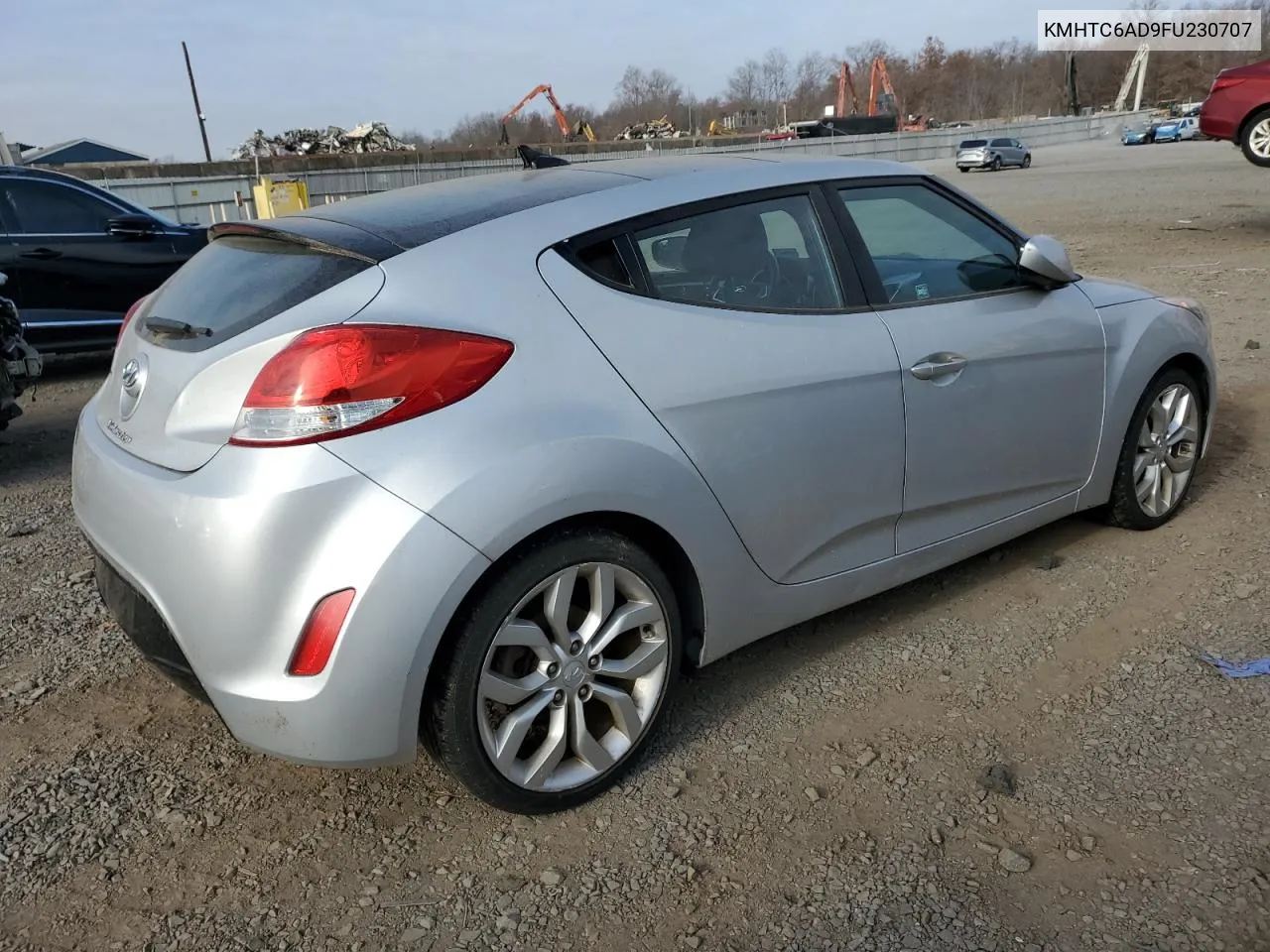 2015 Hyundai Veloster VIN: KMHTC6AD9FU230707 Lot: 81276284