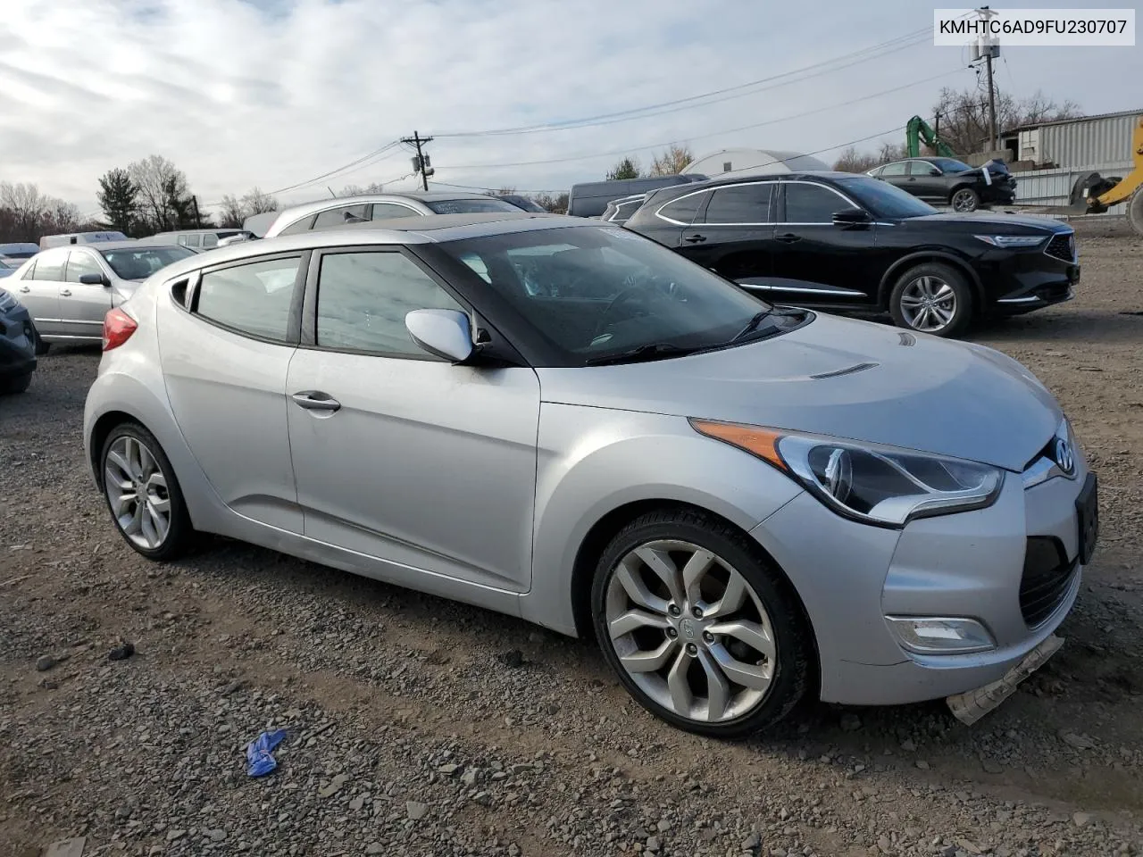 2015 Hyundai Veloster VIN: KMHTC6AD9FU230707 Lot: 81276284