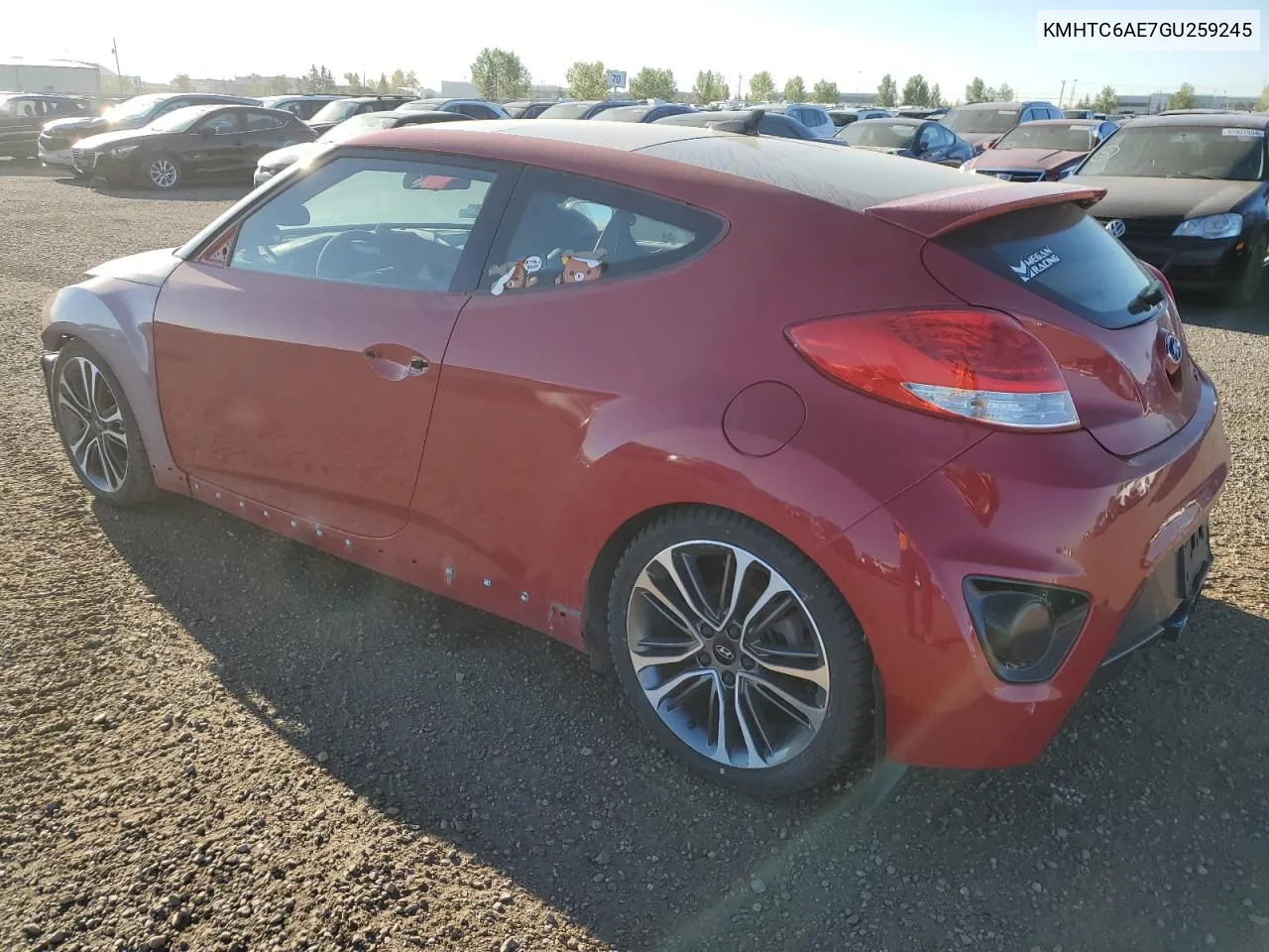 2016 Hyundai Veloster Turbo VIN: KMHTC6AE7GU259245 Lot: 40996733