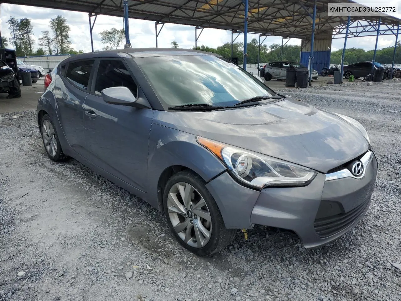 2016 Hyundai Veloster VIN: KMHTC6AD3GU282772 Lot: 56868984