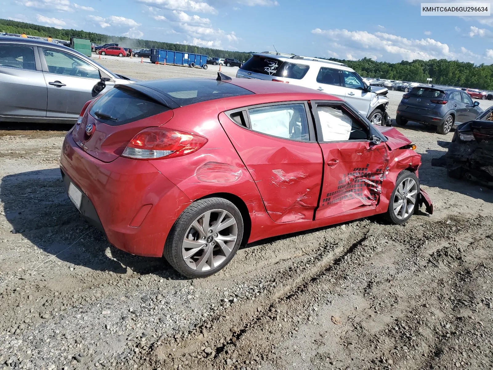 KMHTC6AD6GU296634 2016 Hyundai Veloster