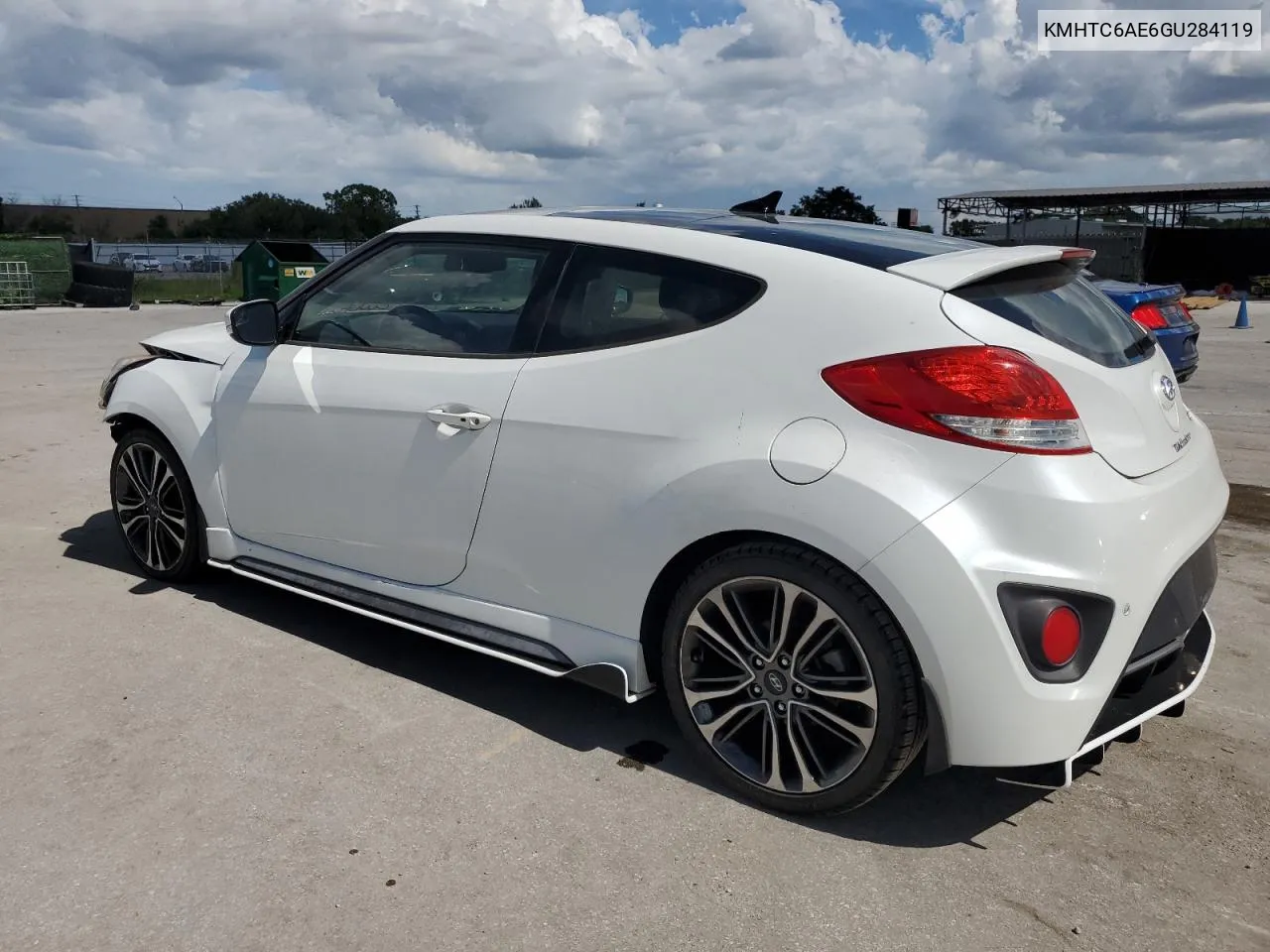 KMHTC6AE6GU284119 2016 Hyundai Veloster Turbo