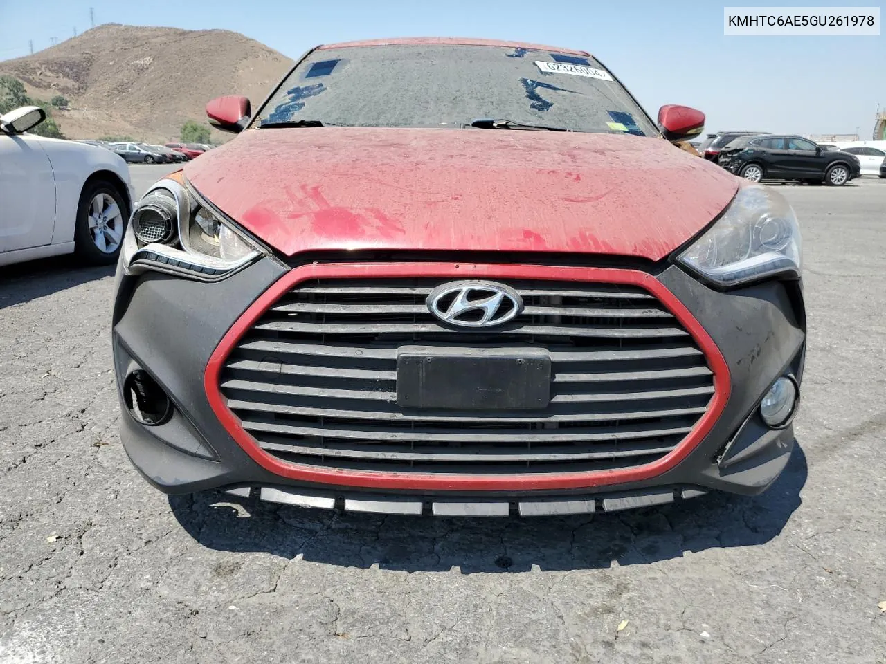 KMHTC6AE5GU261978 2016 Hyundai Veloster Turbo