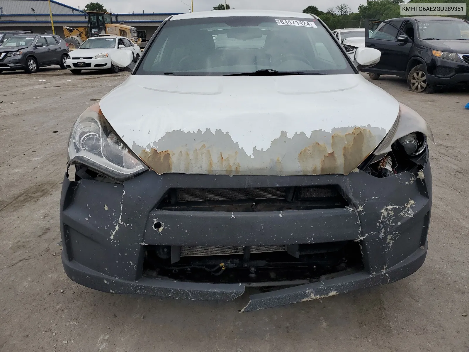 KMHTC6AE2GU289351 2016 Hyundai Veloster Turbo