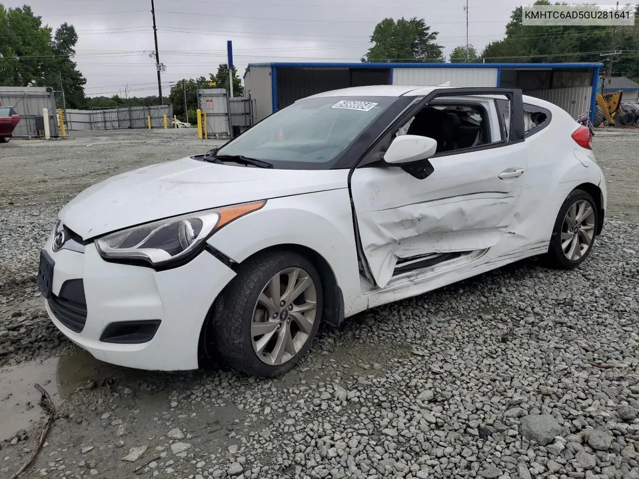 2016 Hyundai Veloster VIN: KMHTC6AD5GU281641 Lot: 64968064