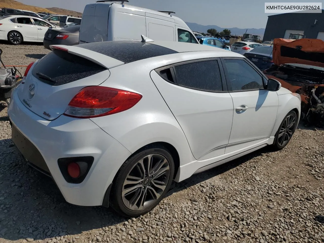 KMHTC6AE9GU282624 2016 Hyundai Veloster Turbo