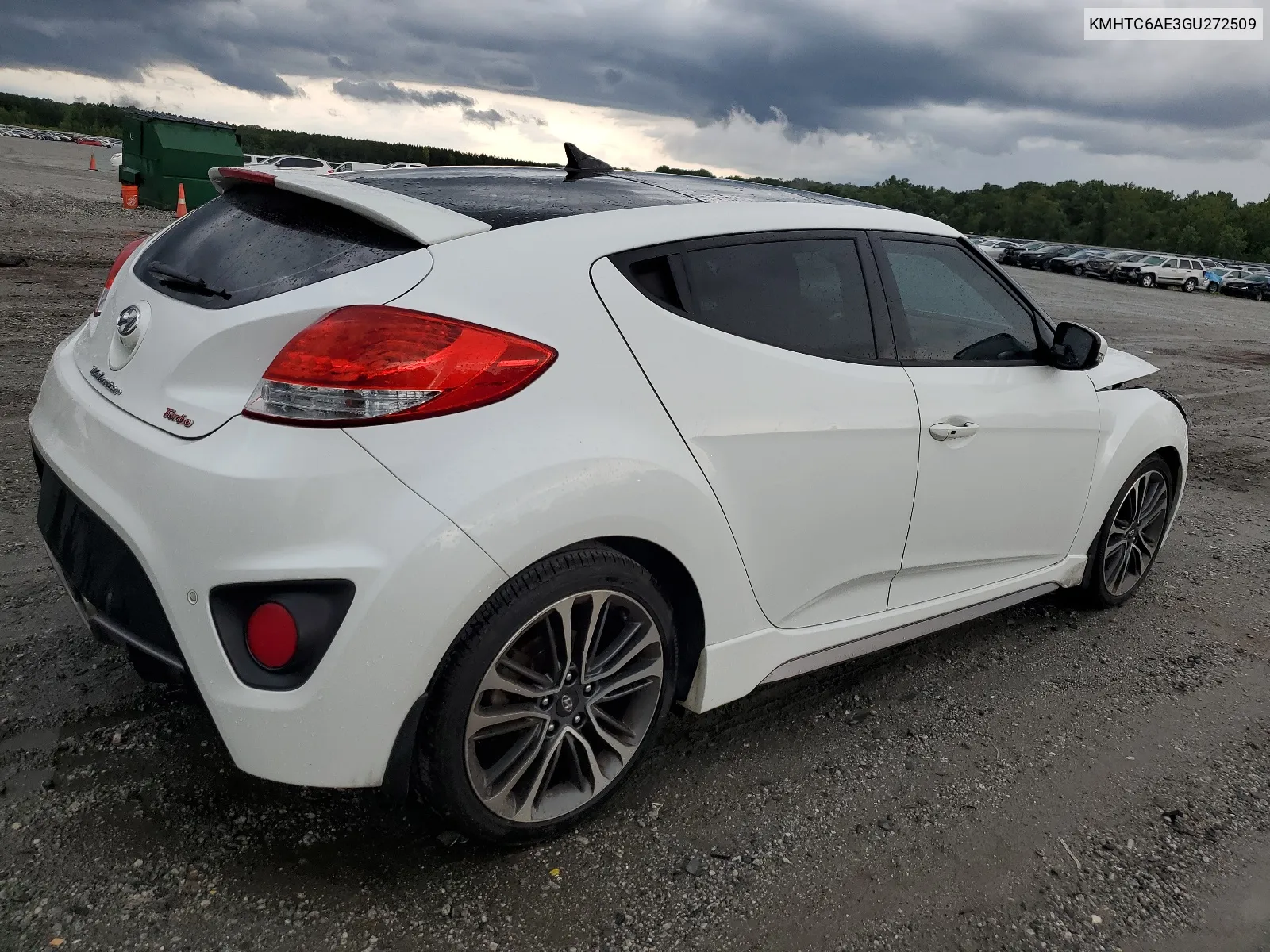 KMHTC6AE3GU272509 2016 Hyundai Veloster Turbo