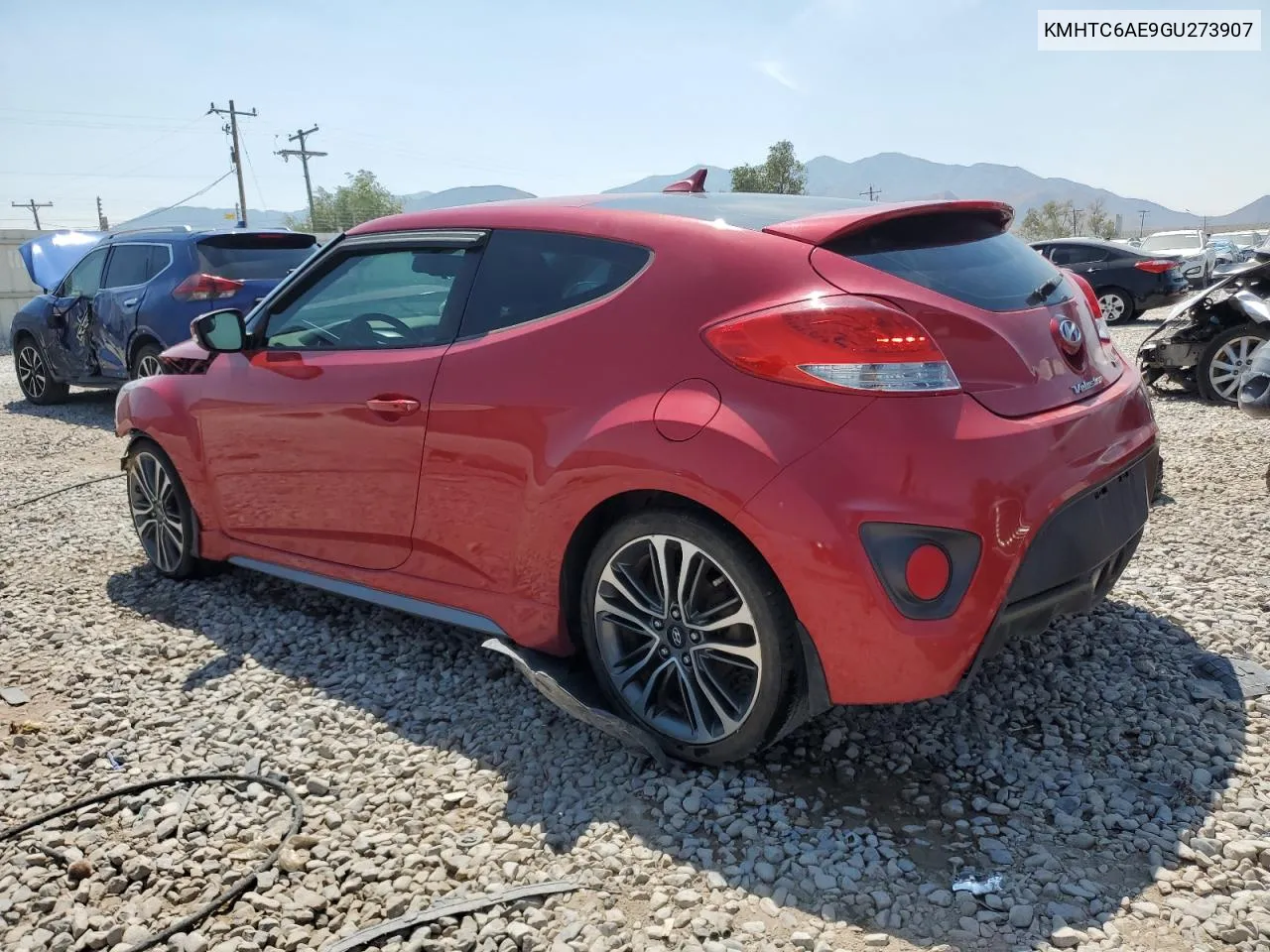 KMHTC6AE9GU273907 2016 Hyundai Veloster Turbo