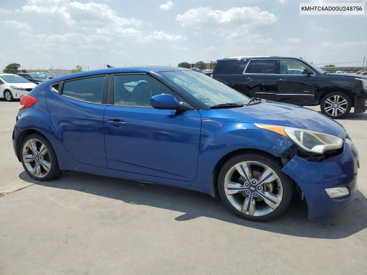 2016 Hyundai Veloster VIN: KMHTC6AD0GU248756 Lot: 66007124