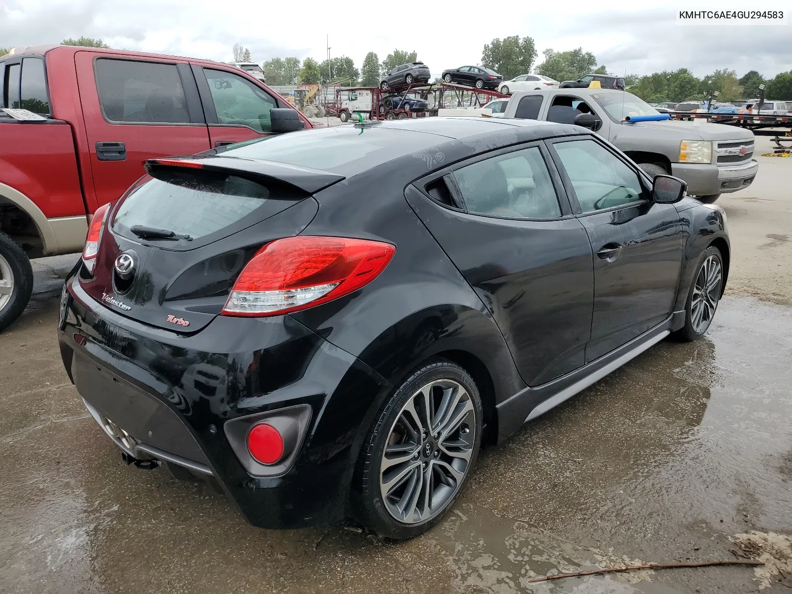 KMHTC6AE4GU294583 2016 Hyundai Veloster Turbo