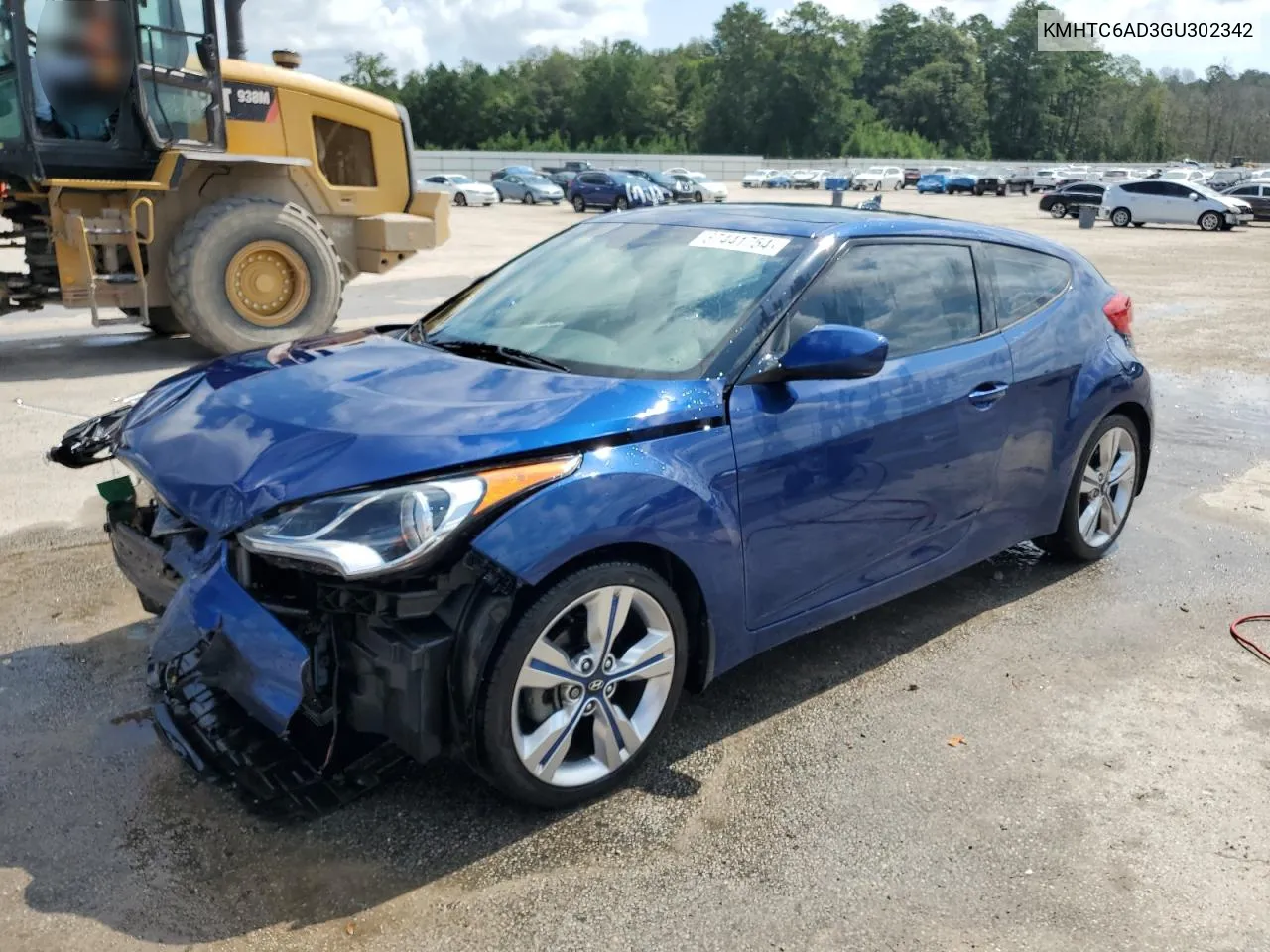 2016 Hyundai Veloster VIN: KMHTC6AD3GU302342 Lot: 67441754