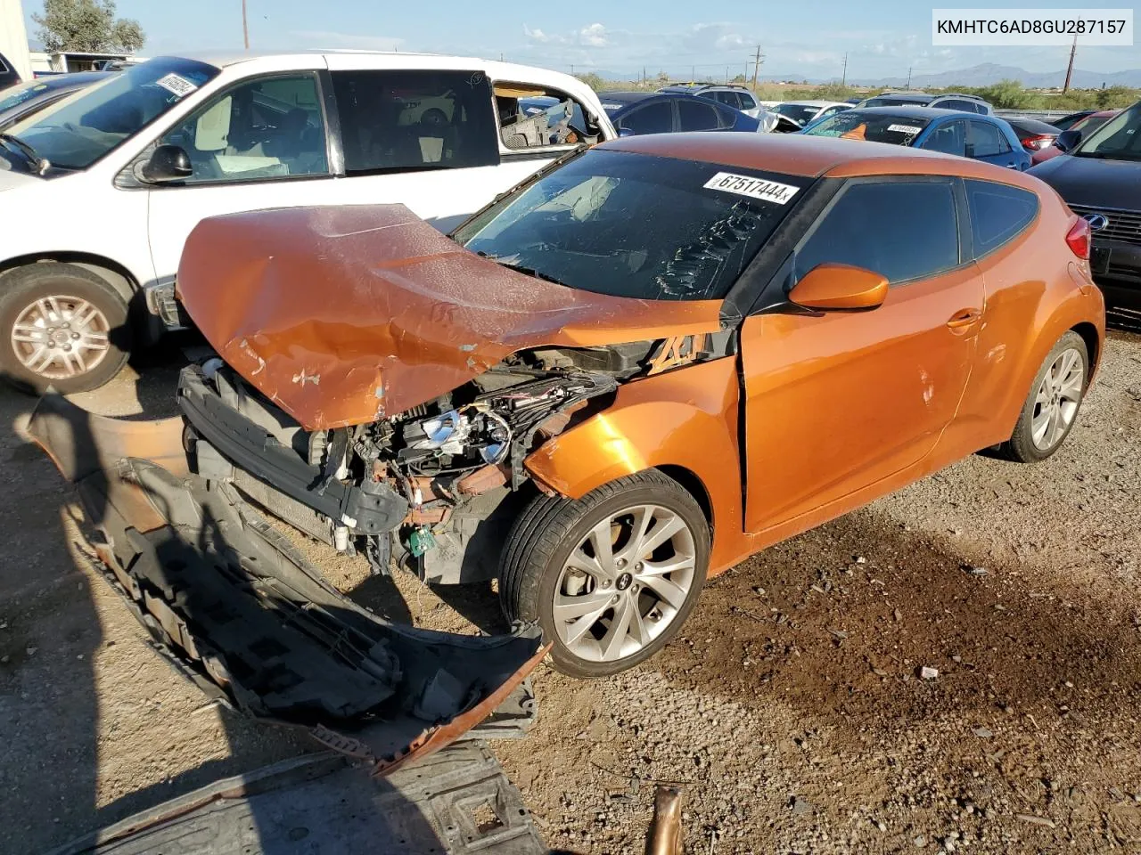 KMHTC6AD8GU287157 2016 Hyundai Veloster