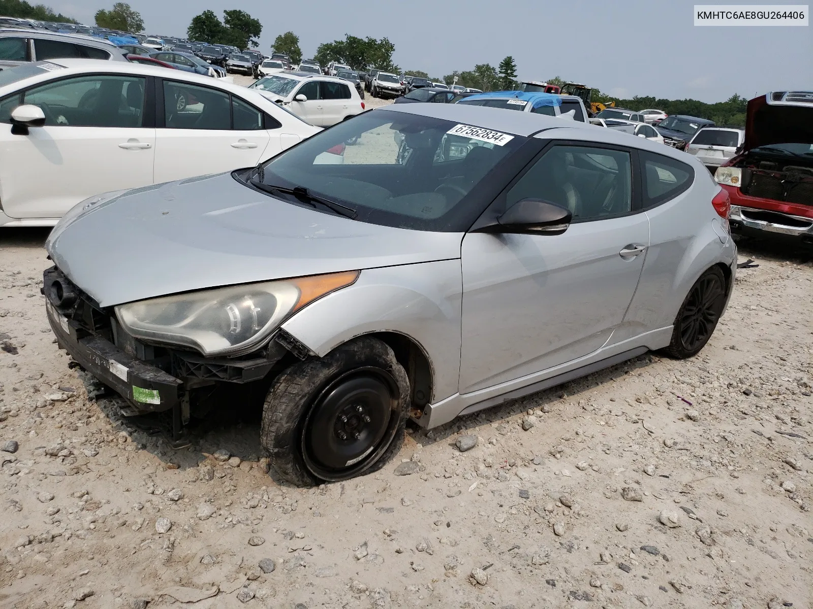 KMHTC6AE8GU264406 2016 Hyundai Veloster Turbo