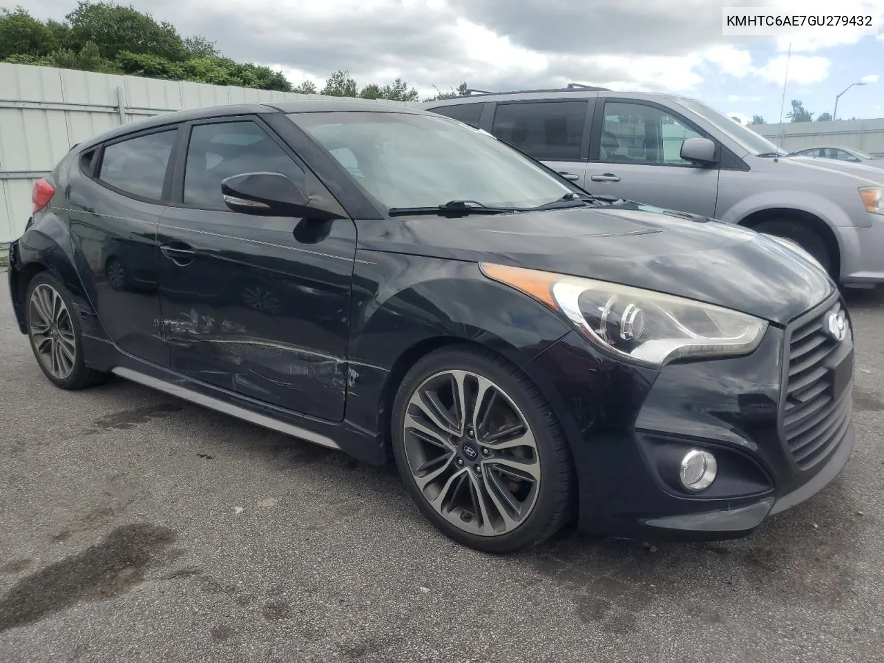 2016 Hyundai Veloster Turbo VIN: KMHTC6AE7GU279432 Lot: 68022264