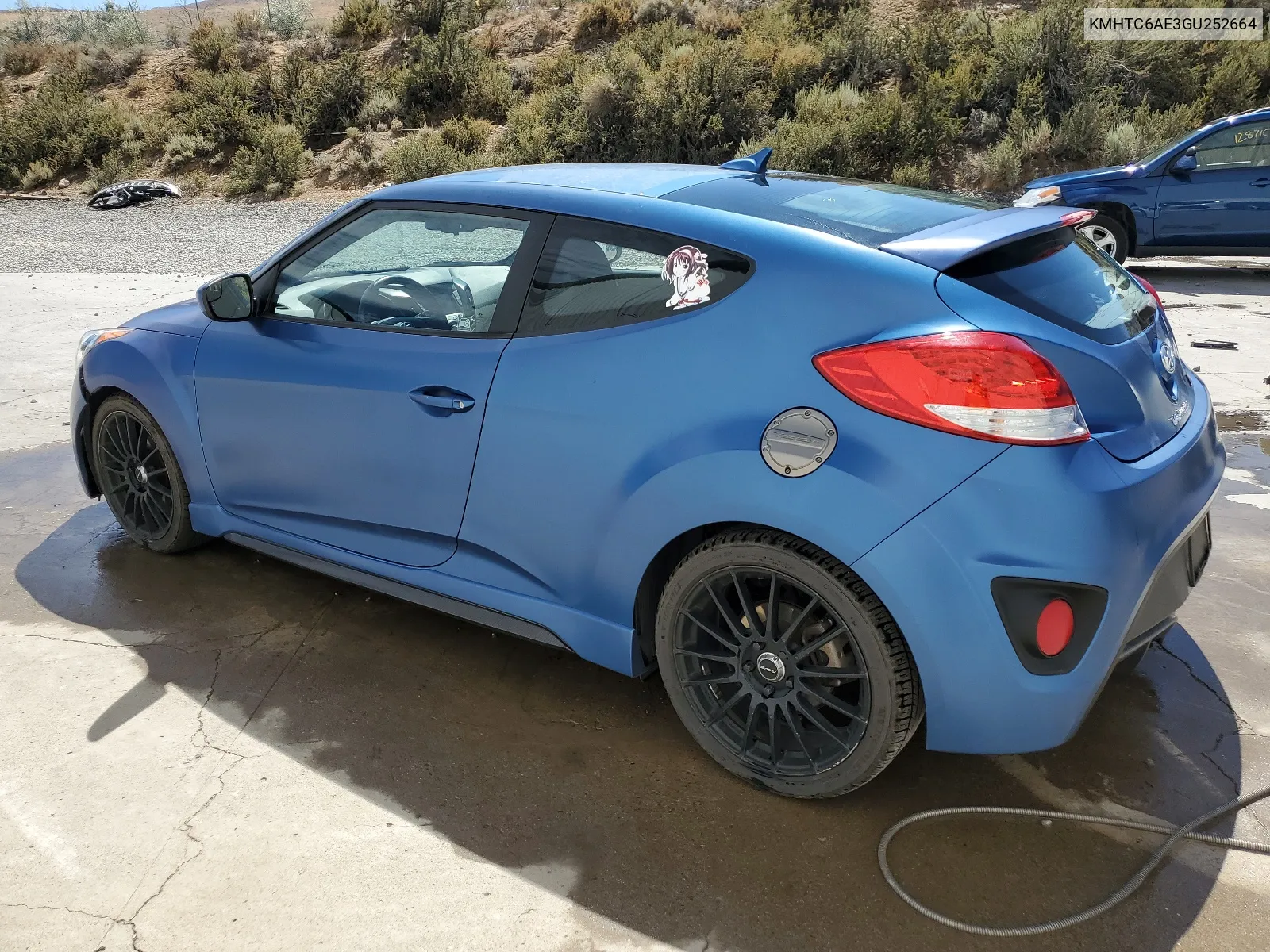 KMHTC6AE3GU252664 2016 Hyundai Veloster Turbo