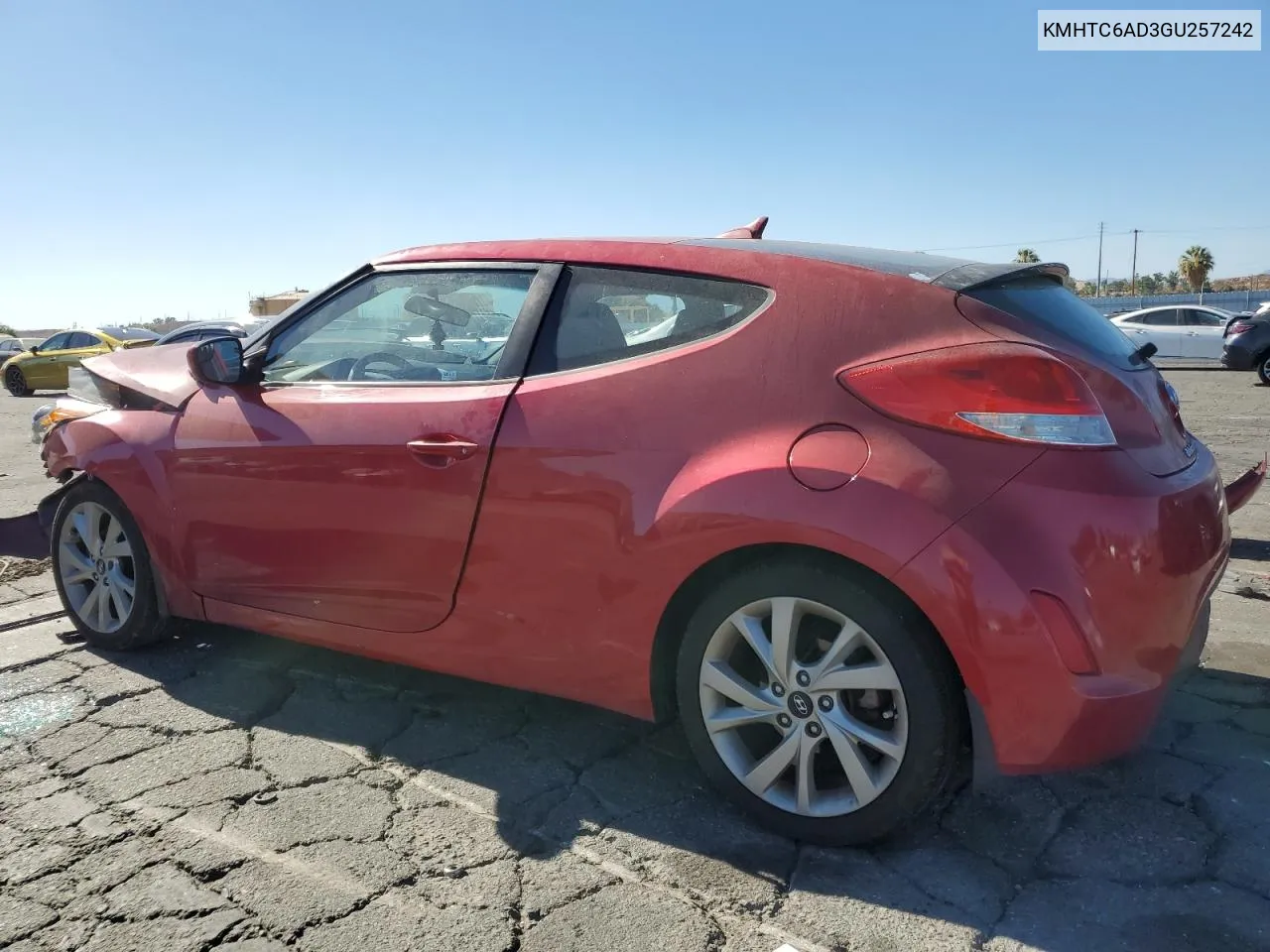 KMHTC6AD3GU257242 2016 Hyundai Veloster