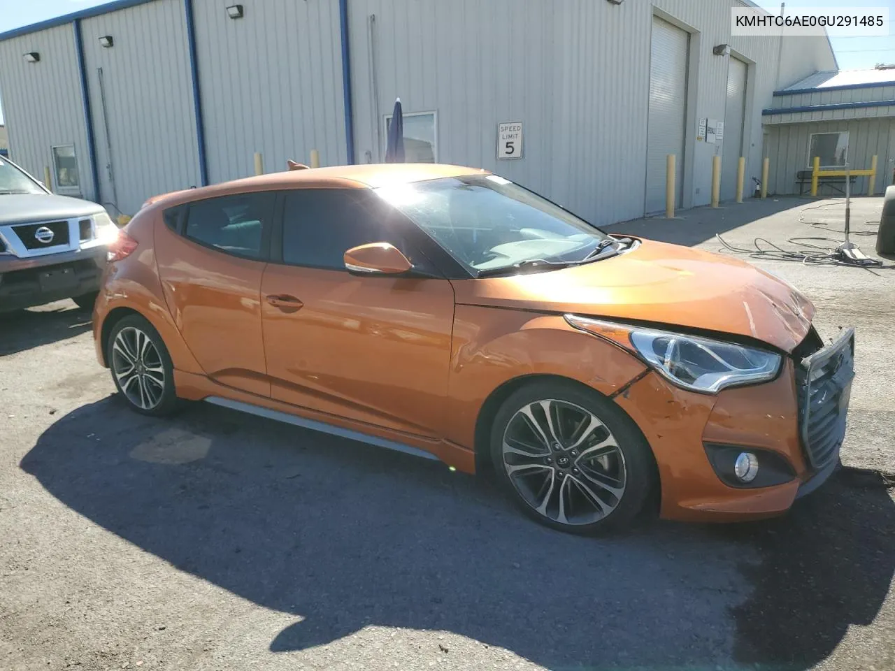 KMHTC6AE0GU291485 2016 Hyundai Veloster Turbo