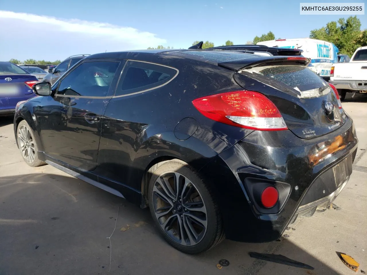 2016 Hyundai Veloster Turbo VIN: KMHTC6AE3GU295255 Lot: 68770774