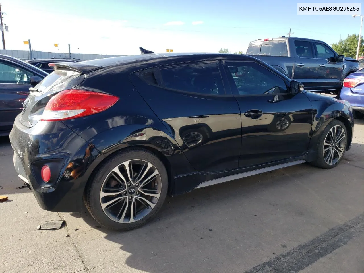 2016 Hyundai Veloster Turbo VIN: KMHTC6AE3GU295255 Lot: 68770774