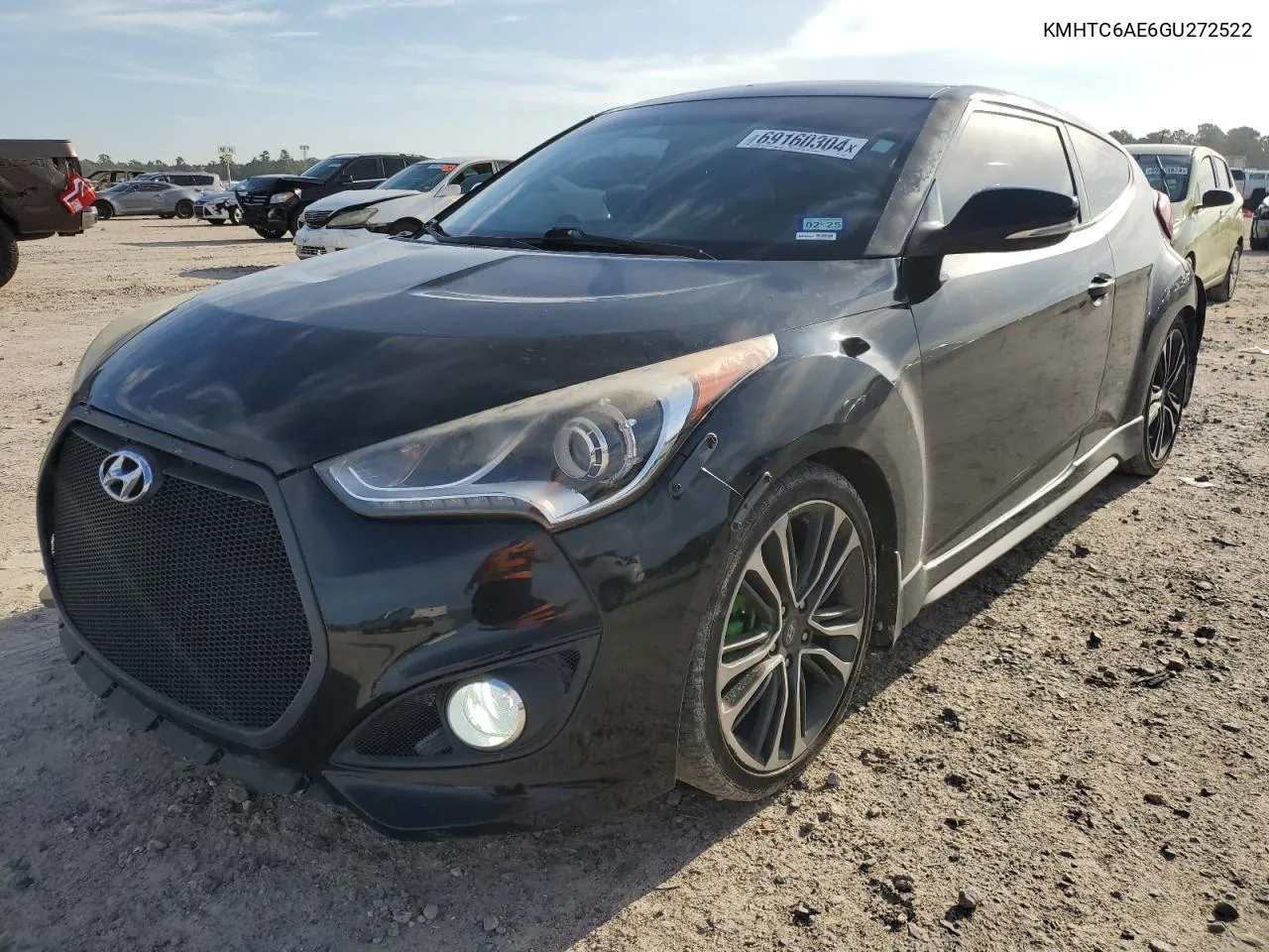 KMHTC6AE6GU272522 2016 Hyundai Veloster Turbo