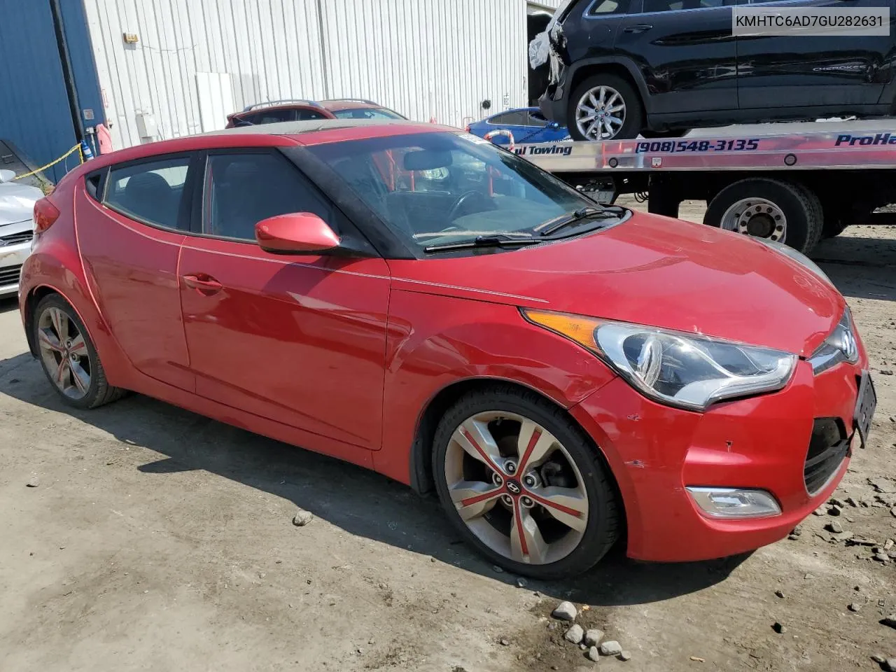 2016 Hyundai Veloster VIN: KMHTC6AD7GU282631 Lot: 69162524